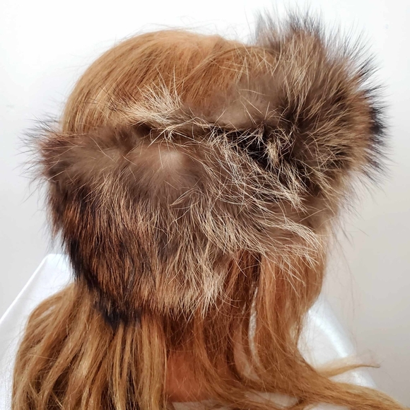 Real fur headband - Picture 4 of 11